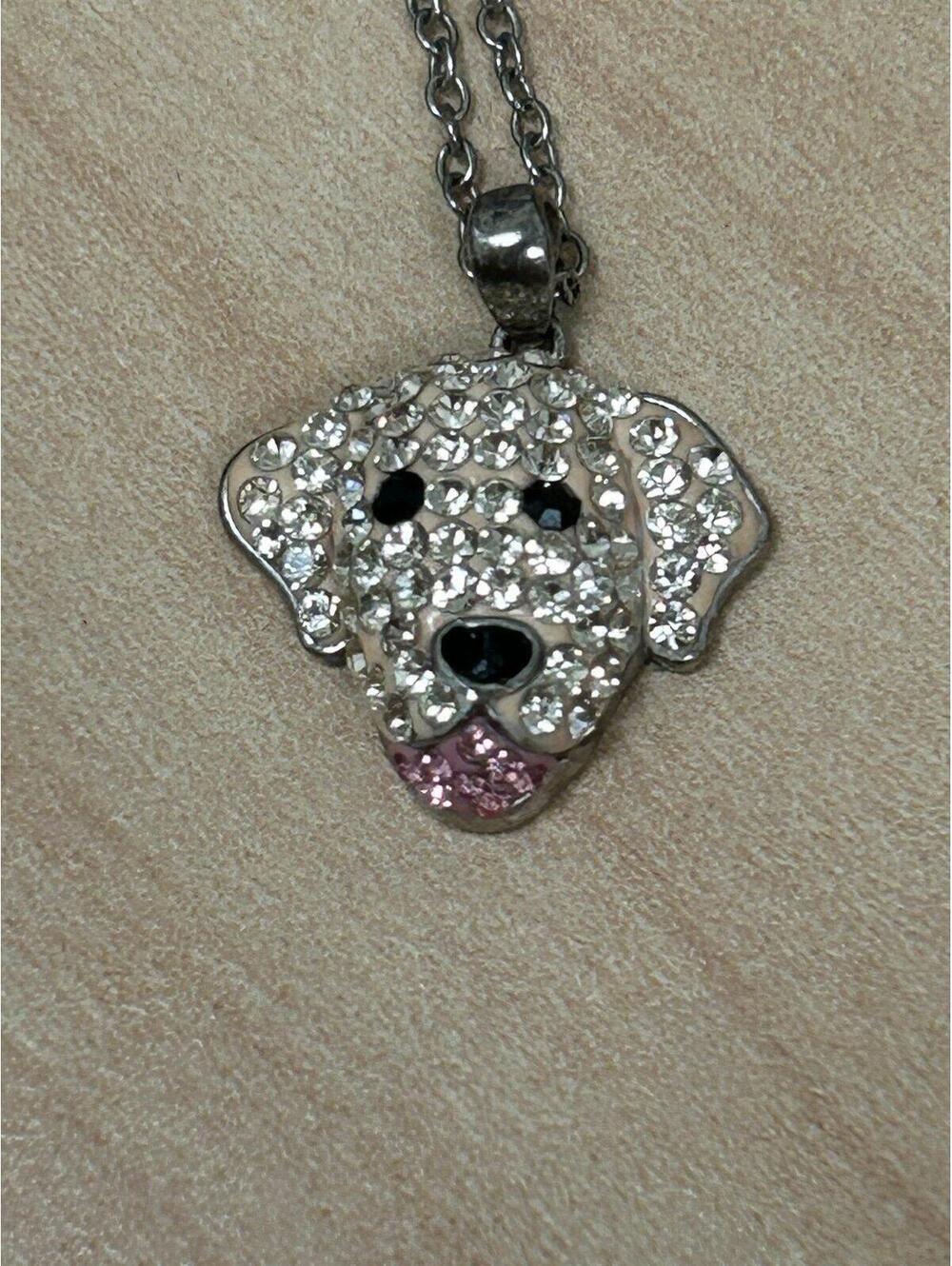 Swarovski Labrador Retriever Necklace